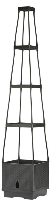 Plantetårn selvvannende 25 x 25 x 129 cm